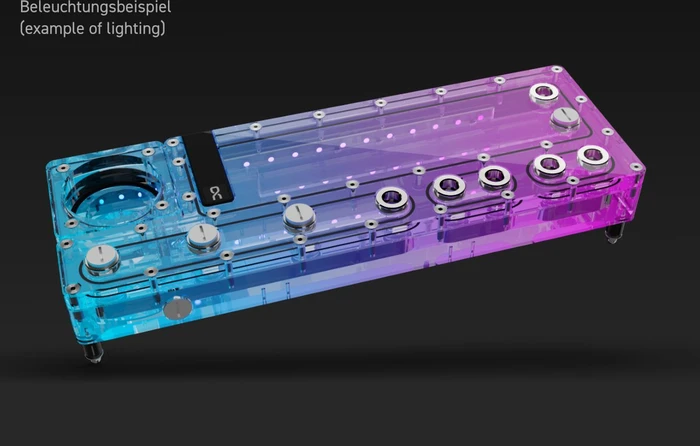 Alphacool Core Distro Plate 360 Rechts VPP/D5, Verteilerplatte