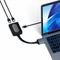 Satechi 4K 60Hz 2x USB-C auf Dual HDMI Adapter, space gray Vorschaubild