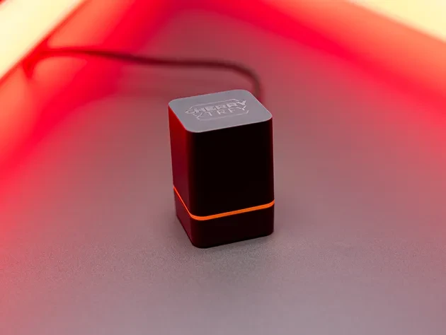 Cherry Xtrfy K63W Pro Compact Ultra-Wideband, schwarz/grau, LEDs RGB, MX LOW PROFILE 2.0 RED, USB/Bluetooth, DE