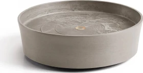 Ecopots Amsterdam Blumentopfuntersetzer mit Rollen rund 29cm taupe