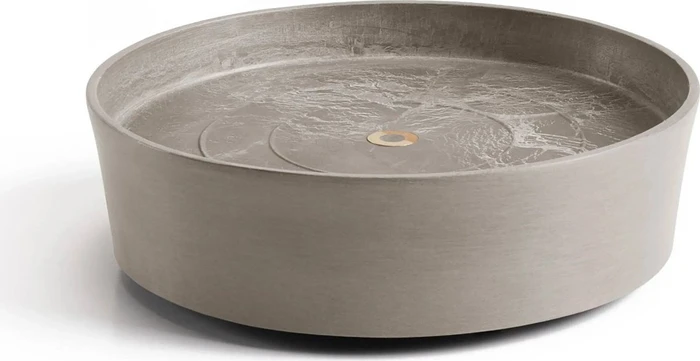 Ecopots Amsterdam Blumentopfuntersetzer mit Rollen rund
