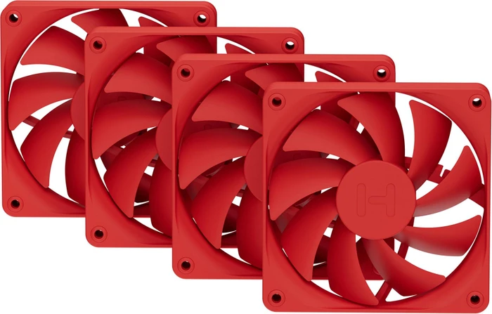 Hyte FA12, rot, 120mm, 4er-Pack