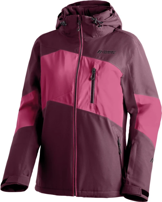 Maier Sports Amiata Skijacke rich soil/deep raspberry (Damen)