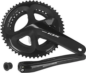Shimano 105 FC-R7000 52/36 Zähne Kurbelgarnitur 172.5mm silky black
