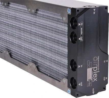 Aqua Computer Airplex Modularity System 480mm Alu, 2 Kreisläufe