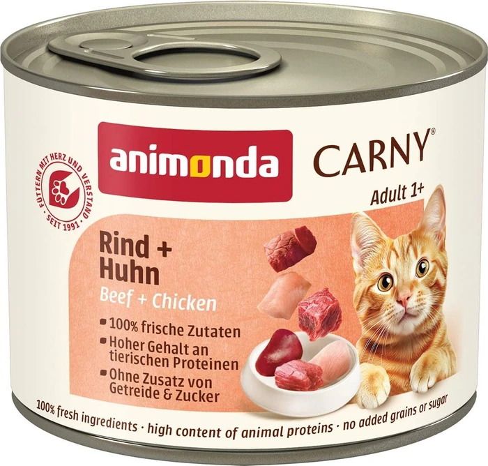 animonda Carny Rind und Huhn, 4.80kg (24x 200g)