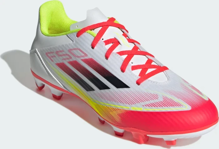 adidas F50 Club FG/MG gold metallic/cloud white/carbon black