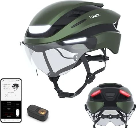 Lumos Ultra E-Bike Helm emerald green