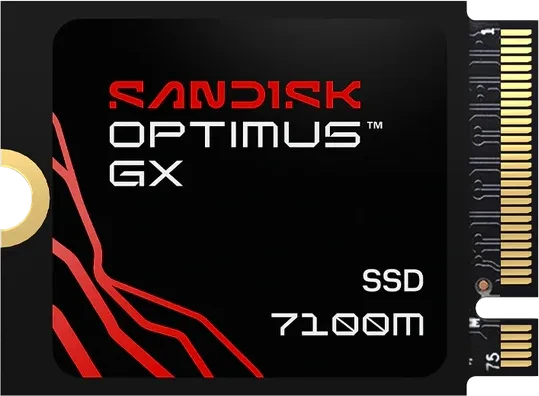 SanDisk Optimus GX 7100M 2TB, M.2 2230 / M-Key / PCIe 4.0 x4
