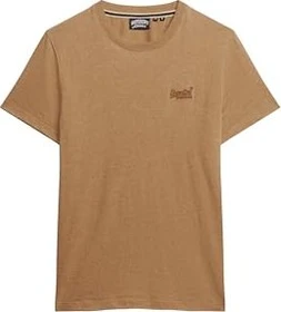 Superdry Organic Cotton Essential Logo T-Shirt kurzarm buck tan brown (Herren)