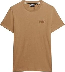 Superdry Organic Cotton Essential Logo T-Shirt kurzarm buck tan brown (Herren)