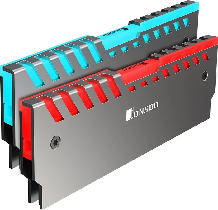 Jonsbo NC-2 RGB silber, RAM-Kühler, 2er-Pack