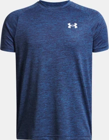 Under Armour Tech 2.0 Funktionsshirt kurzarm blue atlantis/white (Junior)