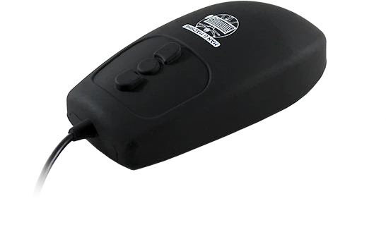 Man & Machine Mighty Mouse 5 medizinische Silikonmaus, schwarz, USB
