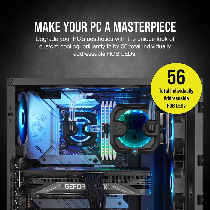 Corsair Hydro X Series iCUE XH303i RGB PRO Custom Cooling Kit, schwarz