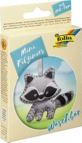 Folia Mini Filzinies Filznähset Waschbär
