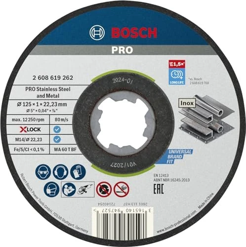 Bosch Professional X-LOCK Standard for Inox Trennscheibe