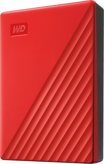 Western Digital WD My Passport Portable Storage, rot, 6TB, USB 3.0 Micro-B