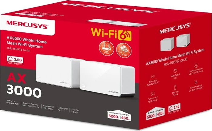 Mercusys Halo H85X, AX3000, 2er-Pack