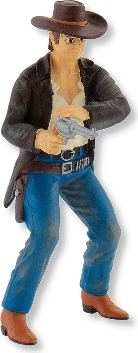 Bullyland Figurine World - Western - Cowboy mit Revolver