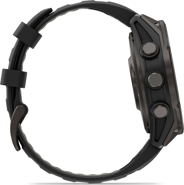 Garmin Fenix 8 Pro 47mm AMOLED carbon grey dlc titanium/black-pebble grey silicone