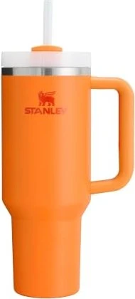 Stanley Quencher H2.0 Flowstate Tumbler Isolierflasche 1.2l goldenrod coral