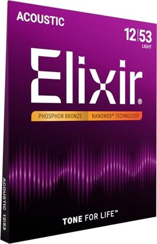Elixir Acoustic Phosphor Bronze Nanoweb Light