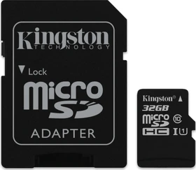Kingston Canvas Select R80 32GB Kit, UHS-I U1, Class 10