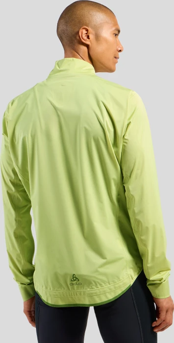 Odlo Zeroweight Performance Knit Fahrradjacke shadow lime (Herren)