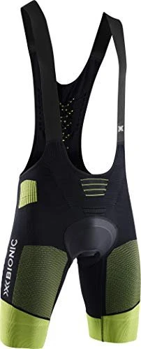 X-Bionic Effektor Bibshort Fahrradhose kurz schwarz/gelb (Herren)