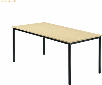 Hammerbacher Meeting D-Serie DR16/3/D Konferenztisch 160x80cm Ahorn/schwarz