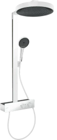Hansgrohe Rainfinity Showerpipe 360 1jet mit ShowerTablet 350 mattweiß