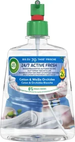 Air Wick 24/7 Active Fresh Cotton & Weiße Orchidee Duftspray Refill, 228ml
