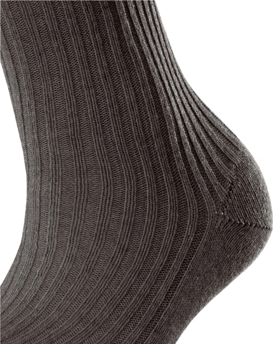 Falke Cosy Wool Boot Socken dark brown (Damen)