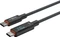 Ansmann USB-C Kabel, USB 2.0, 480Mb/s, 140W PD 3.1, USB-C Stecker auf USB-C Stecker, schwarz, 1.2m Vorschaubild