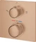 Grohe Allure Thermostat-Brausebatterie mit integrierter 2-Wege-Umstellung warm sunset gebürstet Vorschaubild