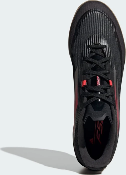 adidas F50 League IN core black/iron metallic/lucid red