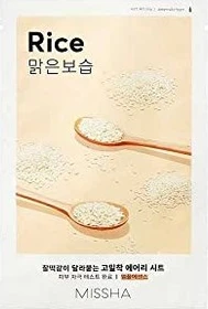 Missha Airy Fit Rice Tuch Maske, 1 Stück
