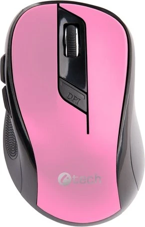 C-Tech WLM-02P Wireless Office Mouse rosa/schwarz, USB