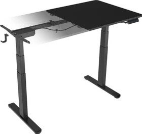 RaidSonic Icy Box IB-EW122B-TT elektrisch höhenverstellbares Sitz-Steh-Schreibtischgestell 140x70cm schwarz