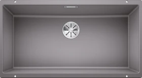 Blanco Subline 800-U InFino Unterbau Becken mittig alumetallic