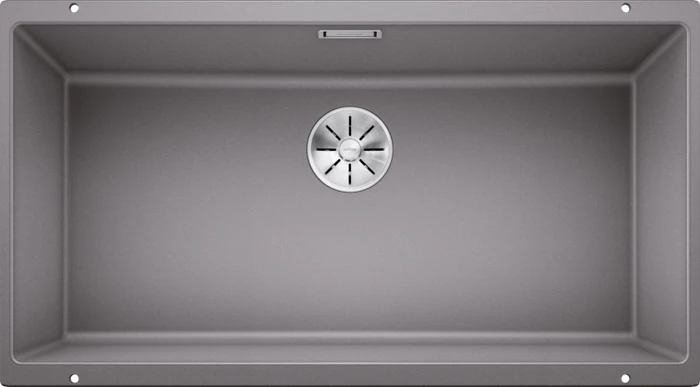 Blanco Subline 800-U InFino Unterbau Becken mittig alumetallic