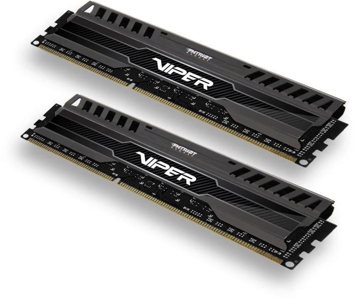 Patriot Viper 3 schwarz UDIMM 16GB Kit, DDR3-1600, CL10-10-10-27