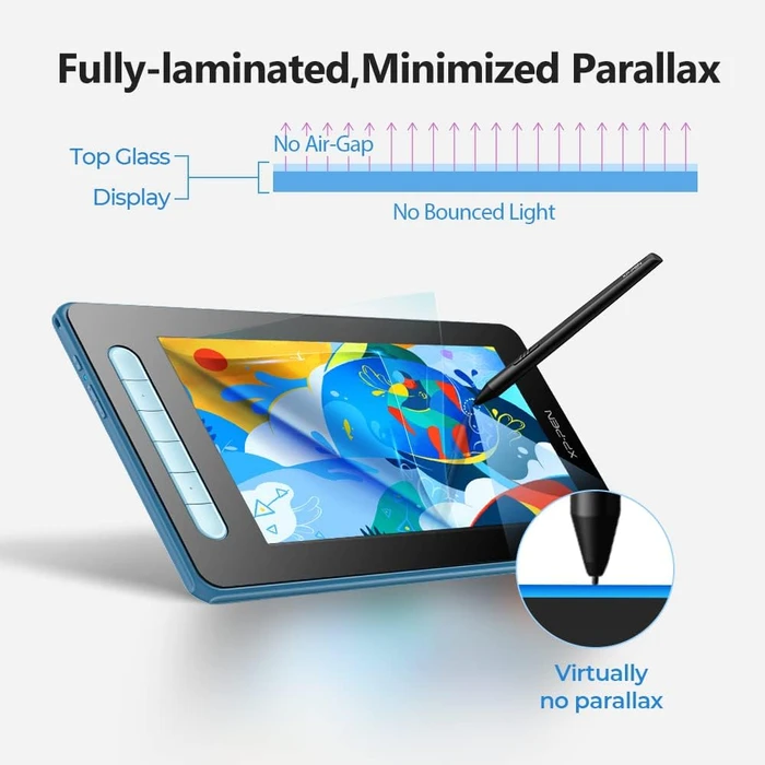 XP-Pen Artist 10 (2. Generation), blau