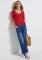 Street One Herzausschnitt T-Shirt kurzarm racing red (Damen) Vorschaubild