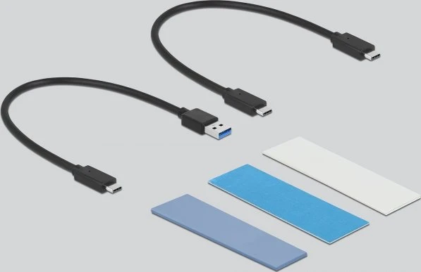 DeLOCK USB 3.2 Gen 2 External Enclosure, USB-C 3.1