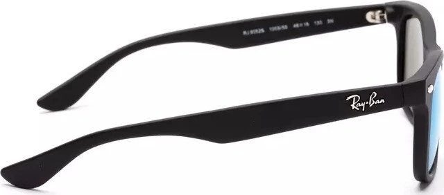 Ray-Ban RB9052S New Wayfarer Junior 48mm black/blue mirror (Junior)