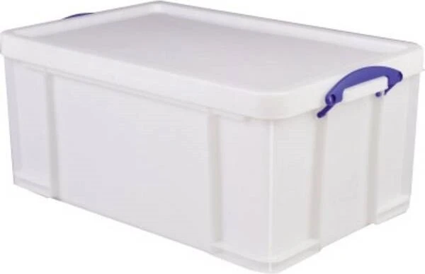 Aufbewahrungsbox, 64l, weiß