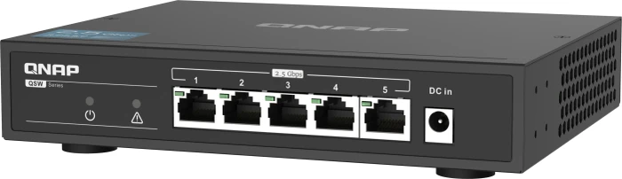 QNAP QuTS hero Turbo Station TS-673A-8G + QSW-1100 Desktop 2.5G Switch - Bundle