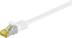 goobay Patchkabel, Cat7/Cat6a, S/FTP, RJ-45/RJ-45, 2m, weiß